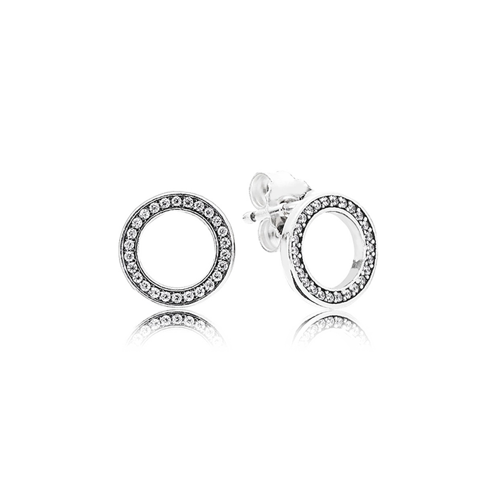 Pandora ezüst fülbevaló - 290585cz