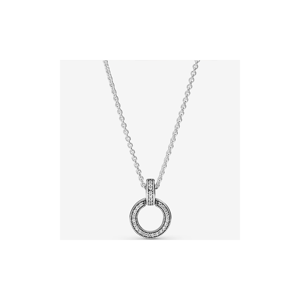 Pandora ezüst kettős karika nyaklánc - 399487C01-45
