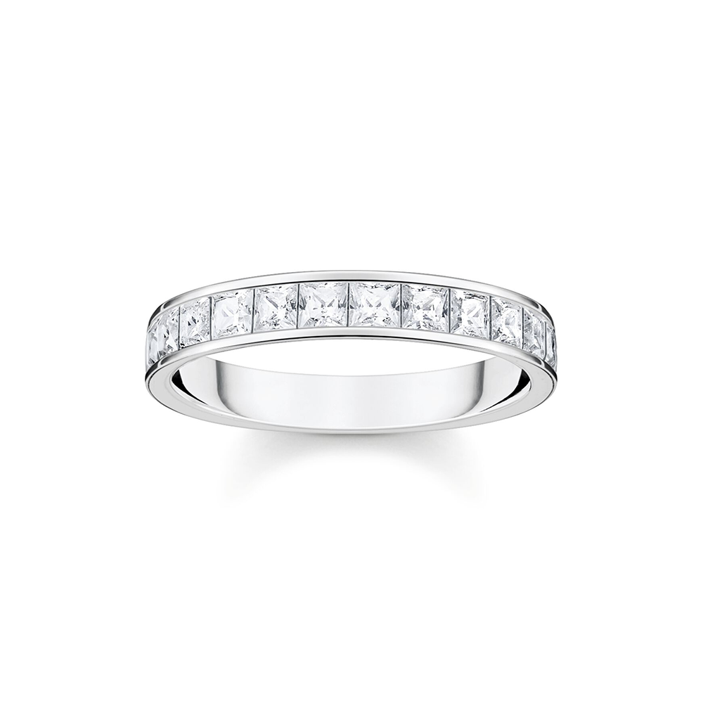 Thomas Sabo pavé fehér köves gyűrű - TR2358-051-14-58