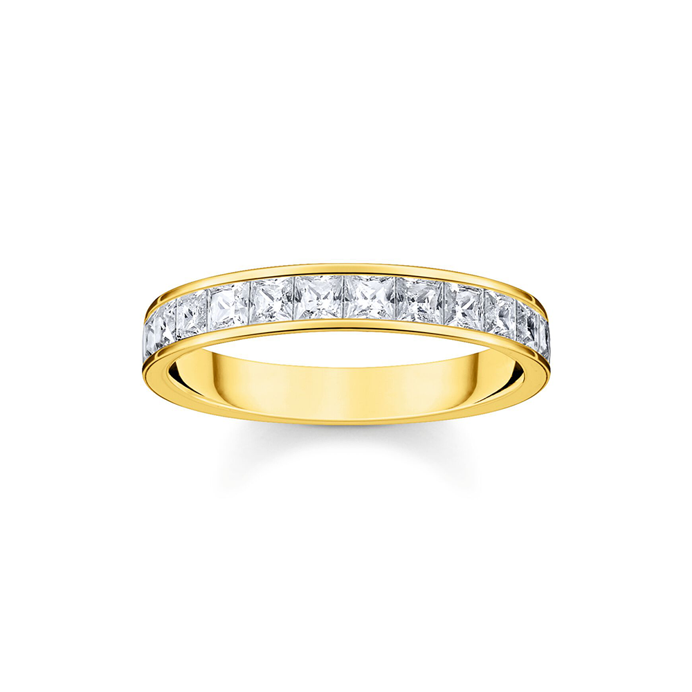 Thomas Sabo pavé gyűrű fehér kövekkel - TR2358-414-14-48