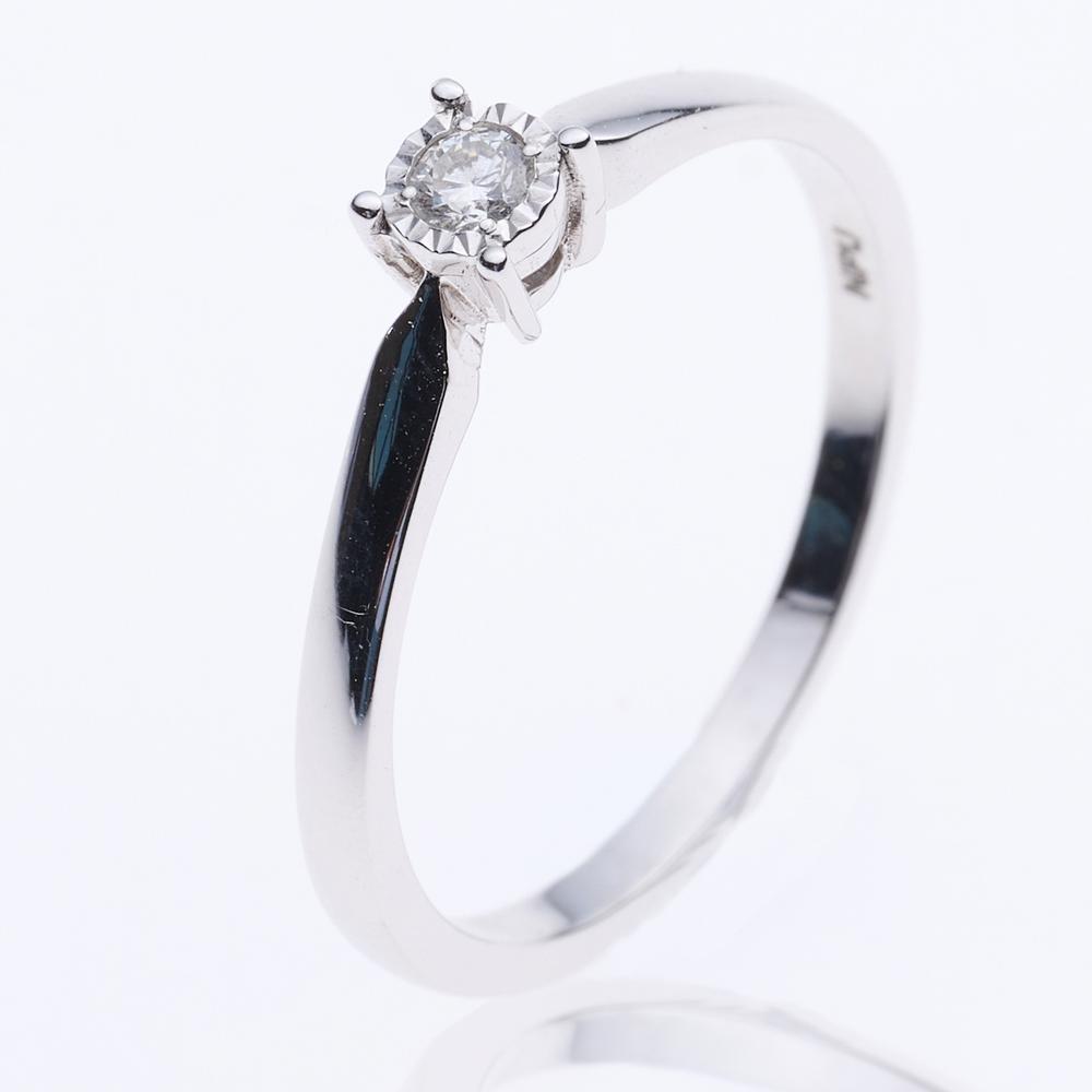 Velekey Diamond gyémánt eljegyzési gyűrű 0,05 ct. - BRI23569W-48